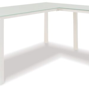 Baraga - White - L-Desk