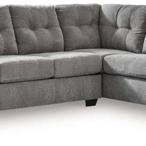 Marleton - Gray - 2-Piece Sleeper Sectional With Raf Corner Chaise