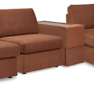 Modmax - Spice - 4-Piece Sectional With Raf Corner Chaise And Storage Console