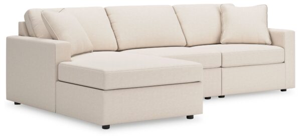 Modmax - Oyster - 3-Piece Sectional With Laf Corner Chaise