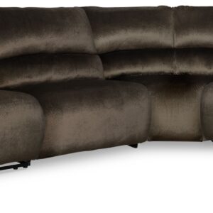 Clonmel - Chocolate - 4-Piece Reclining Sectional
