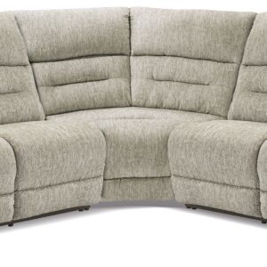 Family Den - Pewter - 3-Piece Power Reclining Sectional With 2 Loveseats