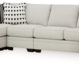 Huntsworth - Dove Gray - 5-Piece Sectional With Raf Corner Chaise