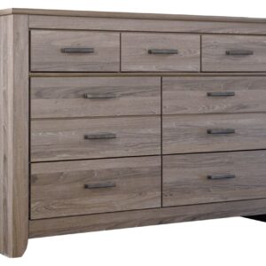 Zelen - Warm Gray - Seven Drawer Dresser