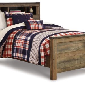 Trinell - Brown - Twin Bookcase Bed