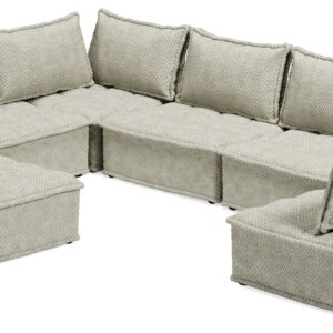 Bales - Taupe - 8-Piece Modular Seating