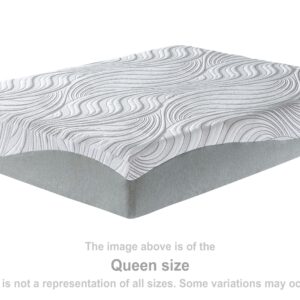 12 Inch Memory Foam - White - King Mattress