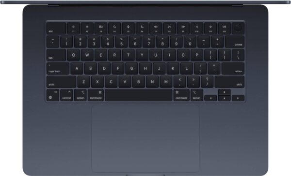 Apple - MacBook Air 15-inch Apple M3 chip Built for Apple Intelligence - 16GB Memory - 256GB SSD - Midnight