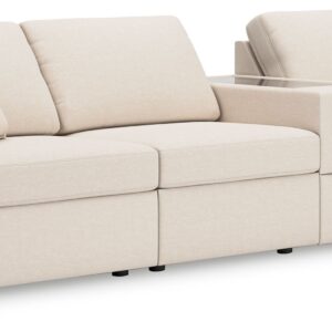 Modmax - Oyster - 4-Piece Sectional With Audio System Console