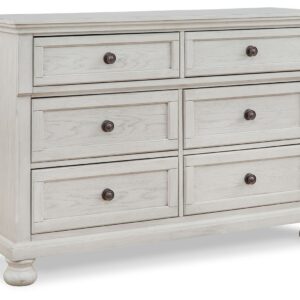 Robbinsdale - Antique White - Dresser - 6 Drawers