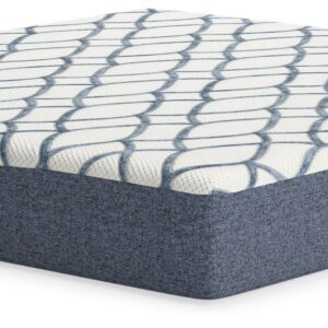 12 Inch Chime Elite 2.0 - White / Blue - King Mattress