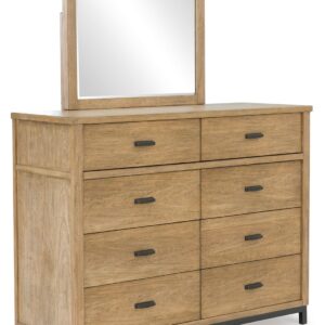 Tomtyn - Light Brown - Dresser And Mirror