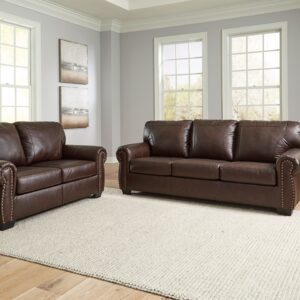 Colleton - Dark Brown - 2 Pc. - Sofa, Loveseat
