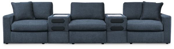 Modmax - Ink - 5-Piece Sectional With 2 Audio System Consoles