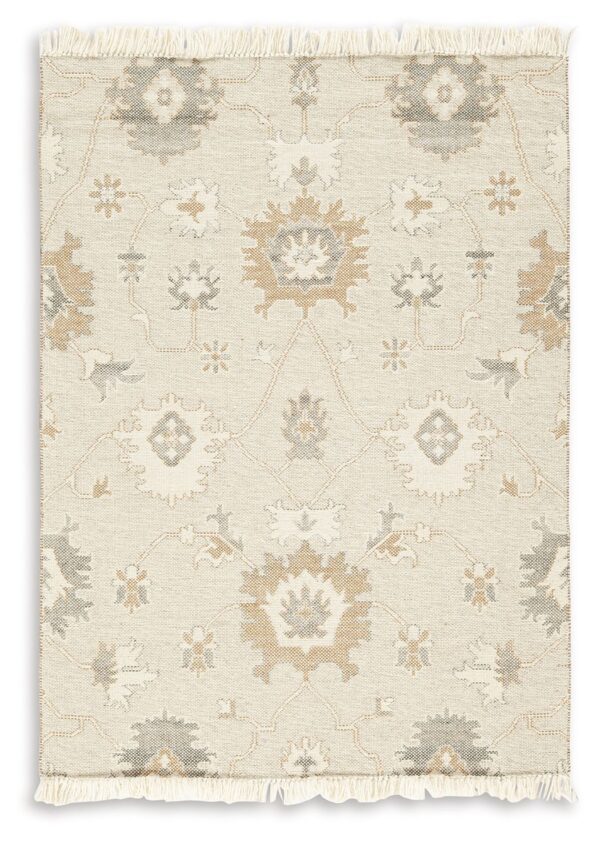 Calkin - Linen / Gray / Caramel - Medium Rug