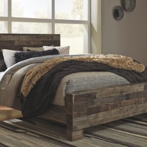 Derekson - Multi Gray - Queen Panel Bed