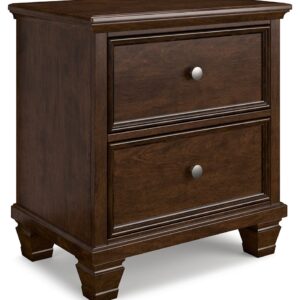 Danabrin - Brown - Two Drawer Nightstand