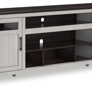 Darborn - Gray / Brown - XL TV Stand W/Fireplace Option