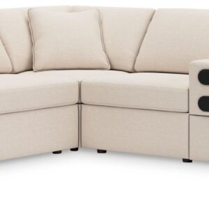 Modmax - Oyster - 6-Piece Sectional With Audio System Console