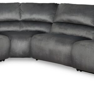 Clonmel - Charcoal - 4-Piece Reclining Sectional