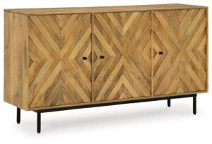 Cadewick - Natural - Accent Cabinet