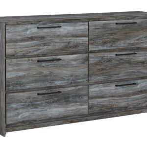 Baystorm - Gray - Six Smooth Drawer Dresser