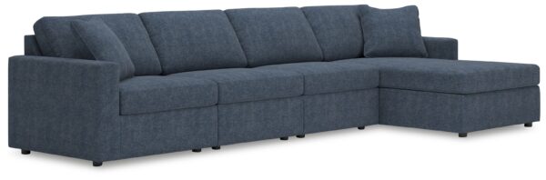 Modmax - Ink - 4-Piece Sectional With Raf Corner Chaise