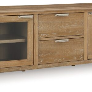 Rencott - Light Brown - Extra Large TV Stand