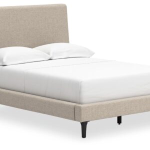 Cielden - Soft Gray - Full Upholstered Bed with Roll Slats