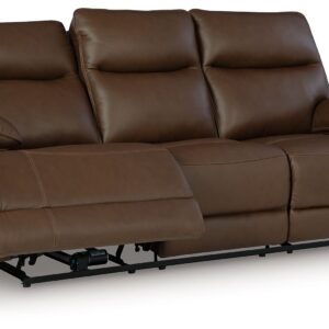 Vonryan - Tobacco - Power Reclining Sofa With Adj Headrest