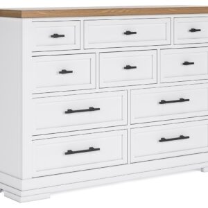 Ashbryn - White / Natural - Dresser