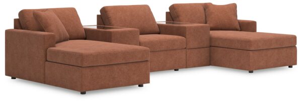 Modmax - Spice - 5-Piece Pit Sectional With Storage Consoles