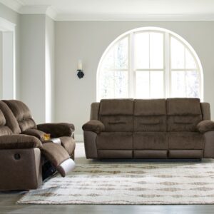 Dorman - Chocolate - 2 Pc. - Reclining Sofa, Reclining Loveseat With Console