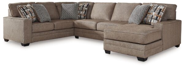 Cannonbrook - Nutmeg - 3-Piece Sectional With Raf Corner Chaise