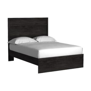 Belachime - Black - Full Panel Bed