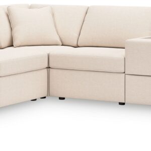 Modmax - Oyster - 6-Piece Sectional With Storage Console