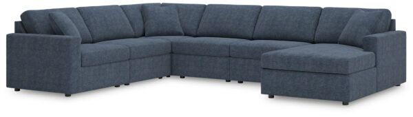 Modmax - Ink - 6-Piece Sectional With Raf Corner Chaise