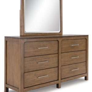 Cabalynn - Light Brown - Dresser And Mirror