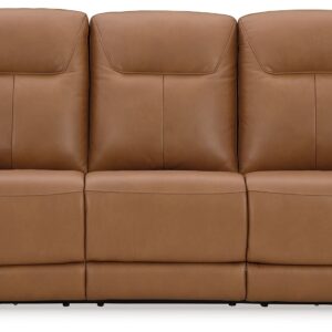 Tryanny - Butterscotch - Power Reclining Sofa With Adj Headrest