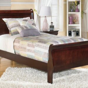 Alisdair - Dark Brown - Twin Sleigh Bed