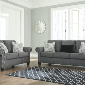 Agleno - Charcoal - 2 Pc. - Sofa, Loveseat