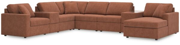 Modmax - Spice - 8-Piece Sectional With Raf Corner Chaise And Storage Consoles