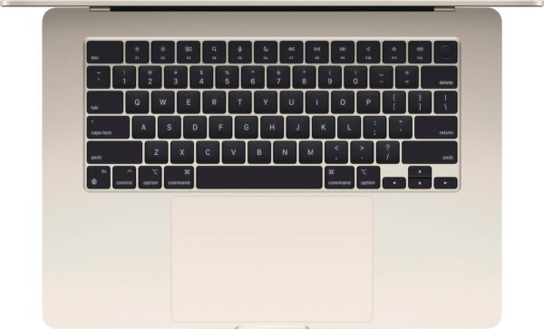 Apple - MacBook Air 15-inch Apple M3 chip Built for Apple Intelligence - 16GB Memory - 256GB SSD - Starlight