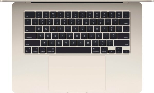 Apple - MacBook Air 15-inch Apple M3 chip Built for Apple Intelligence - 16GB Memory - 256GB SSD - Starlight