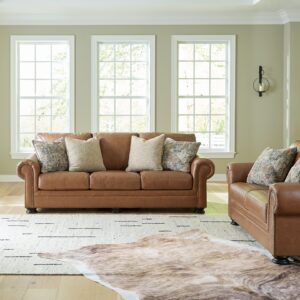 Carianna - Caramel - 2 Pc. - Sofa, Loveseat