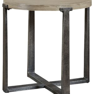 Dalenville - Gray - Round End Table