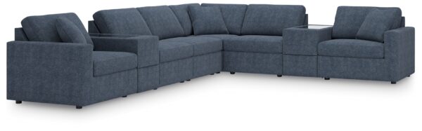 Modmax - Ink - 8-Piece Sectional With 2 Storage Consoles