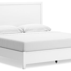 Binterglen - White - King Panel Bed
