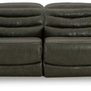 Center Line - Dark Gray - 2-Piece Power Reclining Loveseat