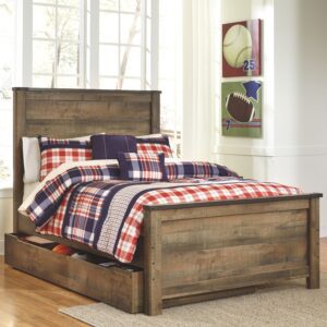 Trinell - Brown - Full Panel Bed with 1 Large Storage Drawer